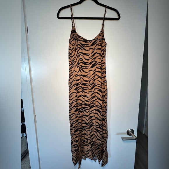 Reformation Alexandra animal print slip dress Sz 2 - Picture 7 of 8